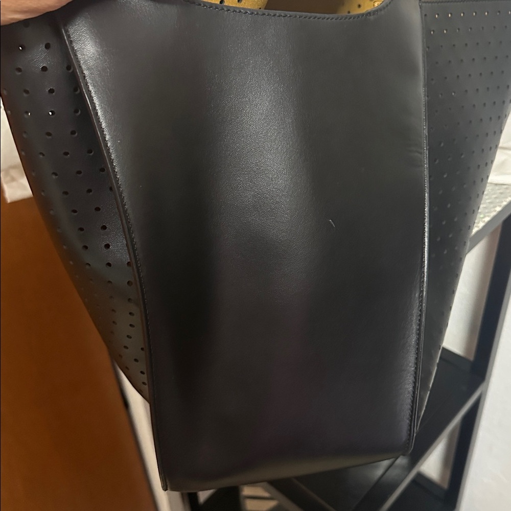 TODAY ONLY! Stella McCartney Perforated Logo Faux Leather Tote- EUC - Picture 6 of 13